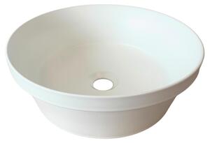 Lavabo in Vetroceramica MADA, bianco, 40 cm