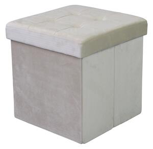 KATI - pouf quadrato in velluto