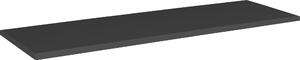 Set Da Bagno Nero Opaco 60 Cm Con Piano 120 Cm, Design Moderno