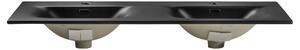 Lavabo per mobili SKY 1 nero opaco 120D di Comad