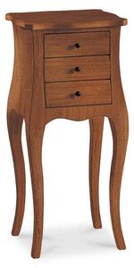 JUDD - mobile portatelefono in legno massello cm 34 x 31 x 72 h