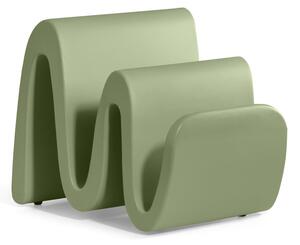 Portariviste in Polietilene WAVE come un onda Sinuosa Dimensioni 38x35.5x h 35 cm Stile vivace e moderno