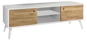 BRODY - mobile porta tv moderno in abete spazzolato naturale