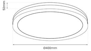 Plafoniera Marlon Milagro Lighting, Nero, Bagno, Plastica, Moderno, Plafoniera
