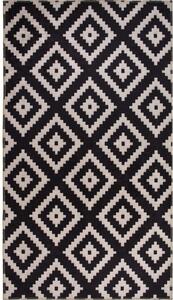 Tappeto lavabile nero 230x160 cm - Vitaus