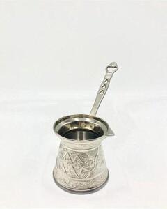 Caffettiera turca per 4 persone, 200 ml, in rame, realizzata a mano, decorativa, accessorio da regalo