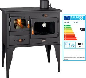 Stufa a combustibile solido PRITY 1P34L - destra