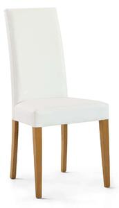 JACQUELYN - sedia moderna ecopelle con gambe antracite
