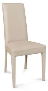 JACQUELYN - sedia moderna ecopelle con gambe antracite