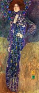 Gustav Klimt - Stampa artistica Emilie Floege 1902, (21.1 x 50 cm)