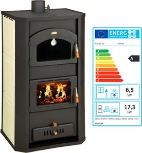 Stufa ad acqua con vano cottura Prity FG W20 BImSchVII 17,3 + 6,5 kw