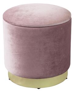 LARA - pouf rotondo in velluto