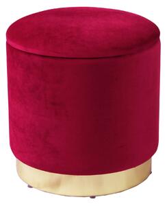 LARA - pouf rotondo in velluto