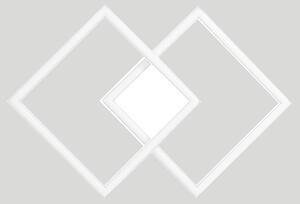 Lampada a soffitto AFRODITE P/P 28W 1400lm 3000K dimmerabile taglio fase - Bianco - Struttura in alluminio e diffusore in silicone opale