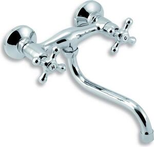 Novaservis Titania Retro II cromo 99170/T,0 miscelatore per lavabo a parete