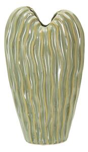 Vaso Venice 22x10x39 cm in Ceramica Verde