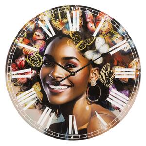 Orologio Kourt 60x4,5x60 cm in MDF Multicolor