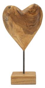 Scultura Dobu 20x12x37 cm in Teak Riciclato