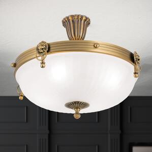 Orion DL 7-523/43 - Lampadario a plafone ROCCA 4xE27/60W/230V diametro 43 cm bronzo/bianco