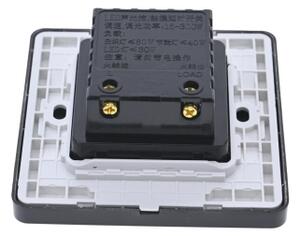 Lampada LED per scale con sensore di movimento e crepuscolare LED/3W/230V 6000K nera