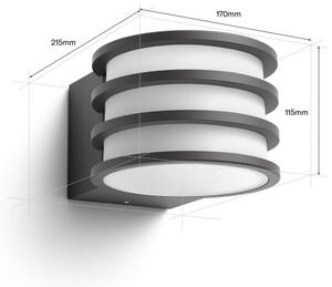 Philips - Lampada da parete esterna LED RGB dimmerabile Hue LUCCA 1xE27/8,1W/230V IP44