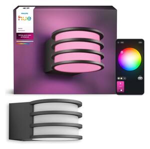Philips - Lampada da parete esterna LED RGB dimmerabile Hue LUCCA 1xE27/8,1W/230V IP44