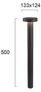 Viokef Lampioncino LED Onda, IP54, altezza 50 cm