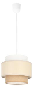Brilagi - Lampadario a sospensione con cavo RESNA 1xE27/60W/230V diam. 20 cm crema/beige
