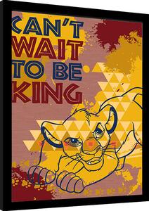 Quadro Il re leone - Can't Wait to be King, Poster Incorniciato