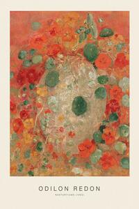 Riproduzione Nasturtiums Vintage Floral Painting - Odilon Redon