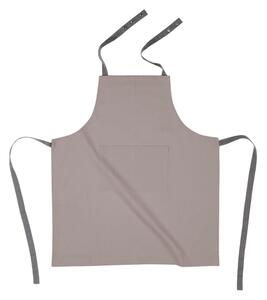 Grembiule da cucina in cotone grigio-marrone - Tiseco Home Studio
