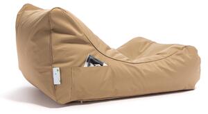 Pouf poltrona sacco chaise longue da esterno pouf a sacco lettino in poliestere impermeabile