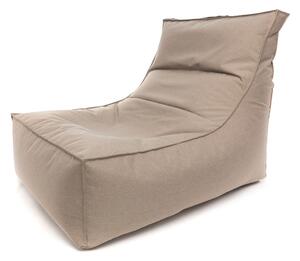 Leone pouf poltrona da giardino chaise longue poliestere impermeabile con tasca laterale e maniglia