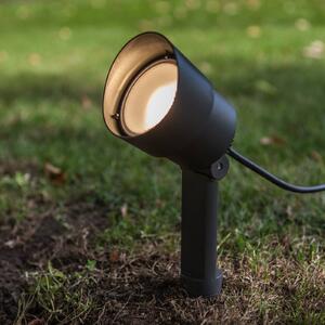 LUTEC Lampada LED con picchetto Explorer testa a faretto