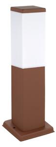 Paletto da Giardino 40cm, acciaio INOX, CORTEN, IK06, IP54, base E27 Colore Corten