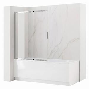 Schermo vasca scorrevole REA Dario Chrome 80