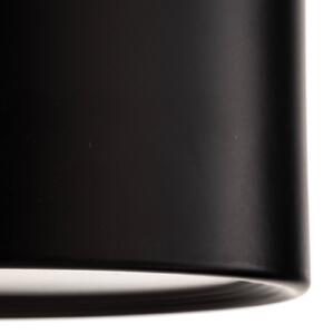 Luminex Faretto Ita LED nero con diffusore, Ø 12 cm