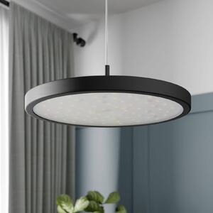 Quitani Lampada LED a sospensione Gion, a 1 luce, alluminio/nero