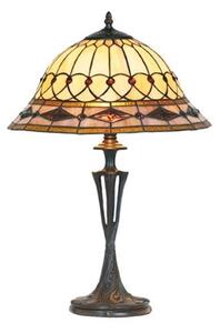 Artistar Lampada da tavolo Kassandra stile Tiffany, H 59 cm