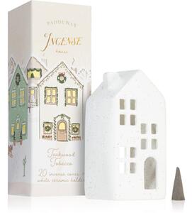 Paddywax Ceramic Village Teakwood Tobacco confezione regalo I