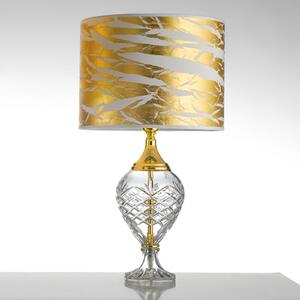 Cremasco Lampada da tavolo Belle Epoque, dorata 59 cm