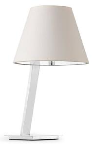 FARO BARCELONA Elegante lampada da tavolo MOMA, bianco