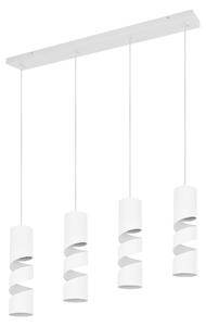 Lampada a sospensione STREAM bianca 4xGU10x10W in metallo, dimensioni: 150x80x9 cm, IP20, Trio