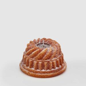 EDG - Enzo de Gasperi Decorazione natalizia Candela a forma di torta sugar Marrone