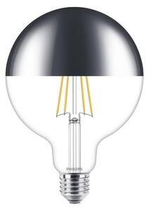 Lampadina LED dimmerabile con calotta sferica a specchio Philips G125 E27/7,2W/230V 2700K