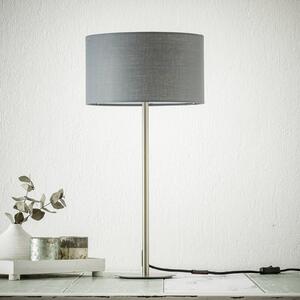 Schöner Wohnen Pina lampada da tavolo grigio scuro