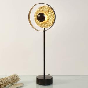 Holländer Lampada da tavolo Satellite oro-marrone alta 42 cm