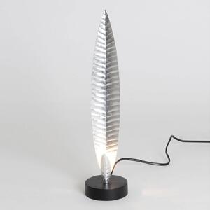 Holländer Lampada da tavolo Penna argento altezza 38 cm