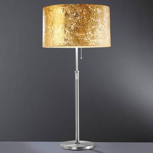 Hufnagel Lampada da tavolo Loop con oro da foglia
