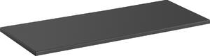 Piano Lavabo Da Bagno 140 Cm Grigio Diamante Mdf Moderno Resistente